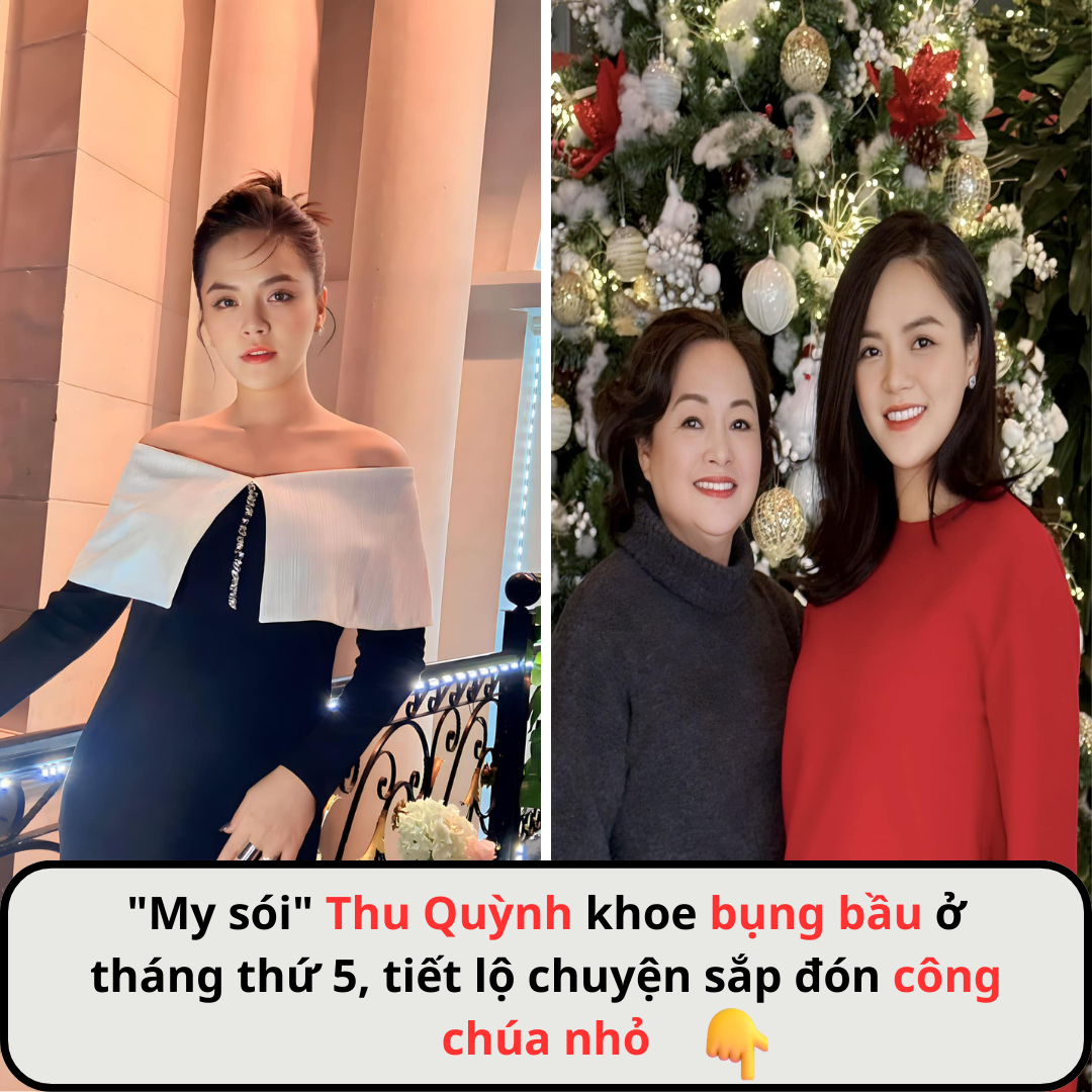 “My sói” Thu Quỳnh khoe bụng bầu ở tháng thứ 5, tiết lộ chuyện sắp đón công chúa nhỏ