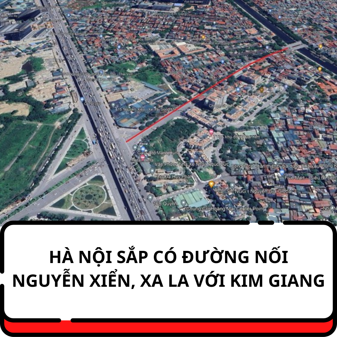 Hà Nội sắp có đường nối Nguyễn Xiển, Xa La với Kim Giang