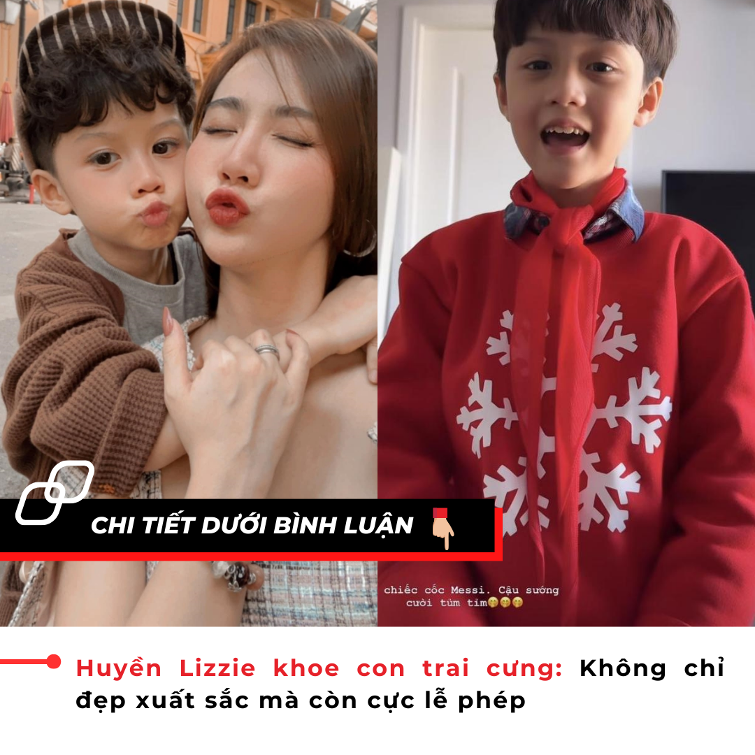 Huyền Lizzie khoe con trai cưng: Không chỉ đẹp xuất sắc mà còn cực lễ phép