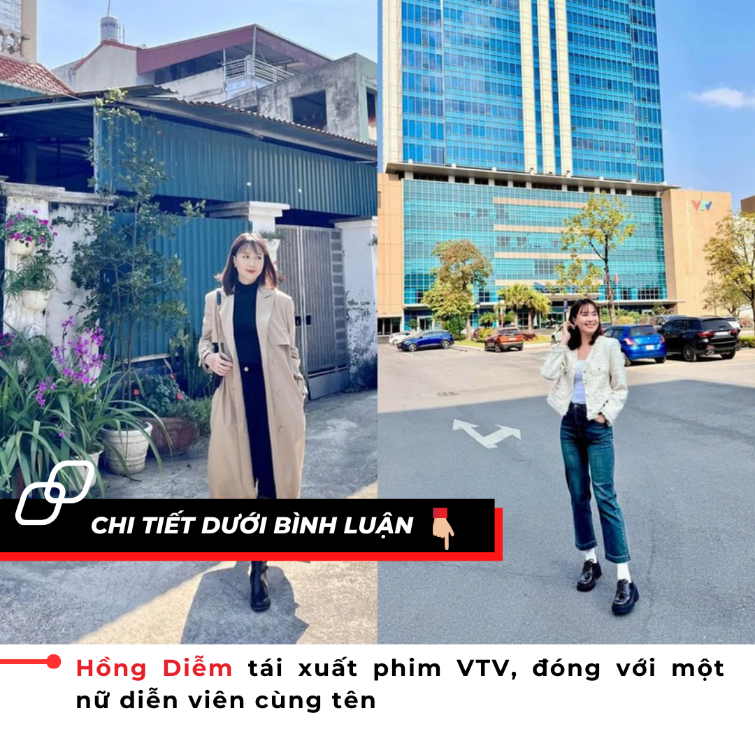 Hồng Diễm tái xuất phim VTV, đóng với một nữ diễn viên cùng tên