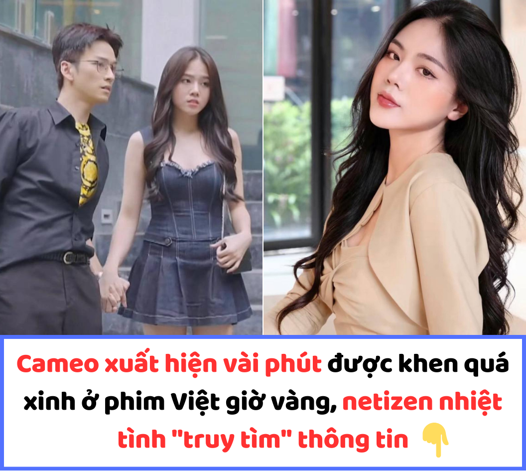 Cameo xuất hiện vài phút được khen quá xinh ở phim Việt giờ vàng, netizen nhiệt tình ”truy tìm” thông tin