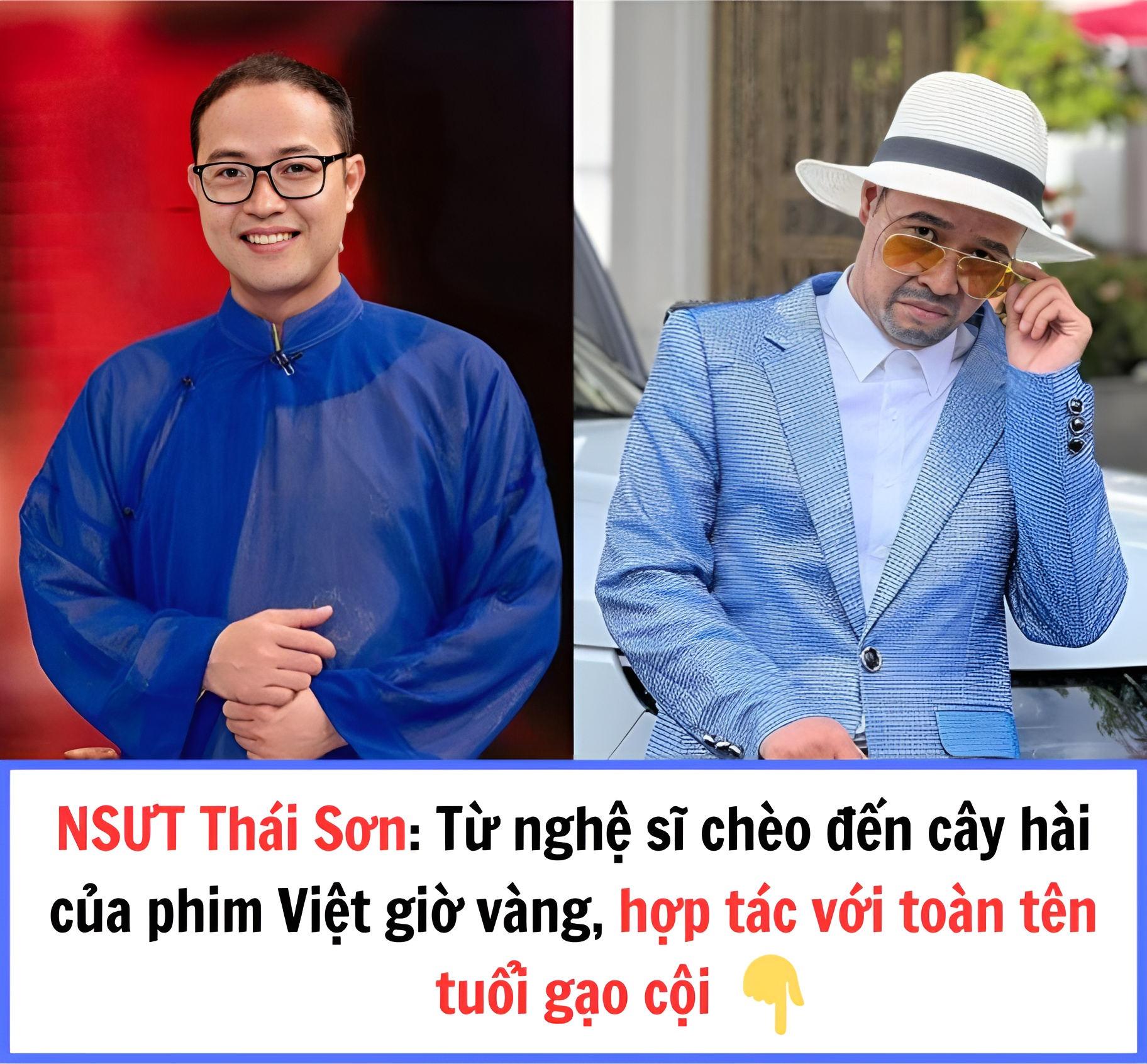 NSƯT Thái Sơn: Từ nghệ sĩ chèo đến cây hài của phim Việt giờ vàng, hợp tác với toàn tên tuổi gạo cội