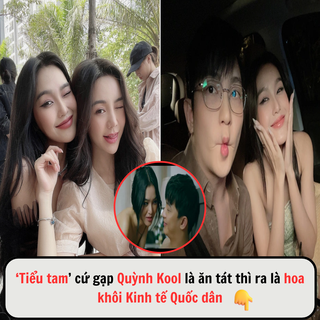 ‘Tiểu tam’ cứ gặp Quỳnh Kool là ăn tát thì ra là hoa khôi Kinh tế Quốc dân