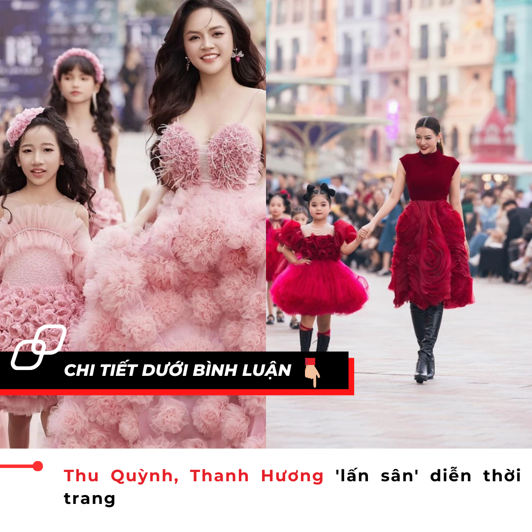 Thu Quỳnh, Thanh Hương ‘lấn sân’ diễn thời trang