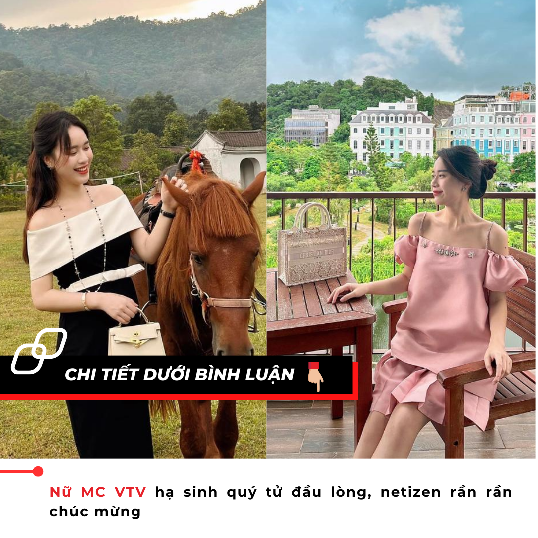 Nữ MC VTV hạ sinh quý tử đầu lòng, netizen rần rần chúc mừng