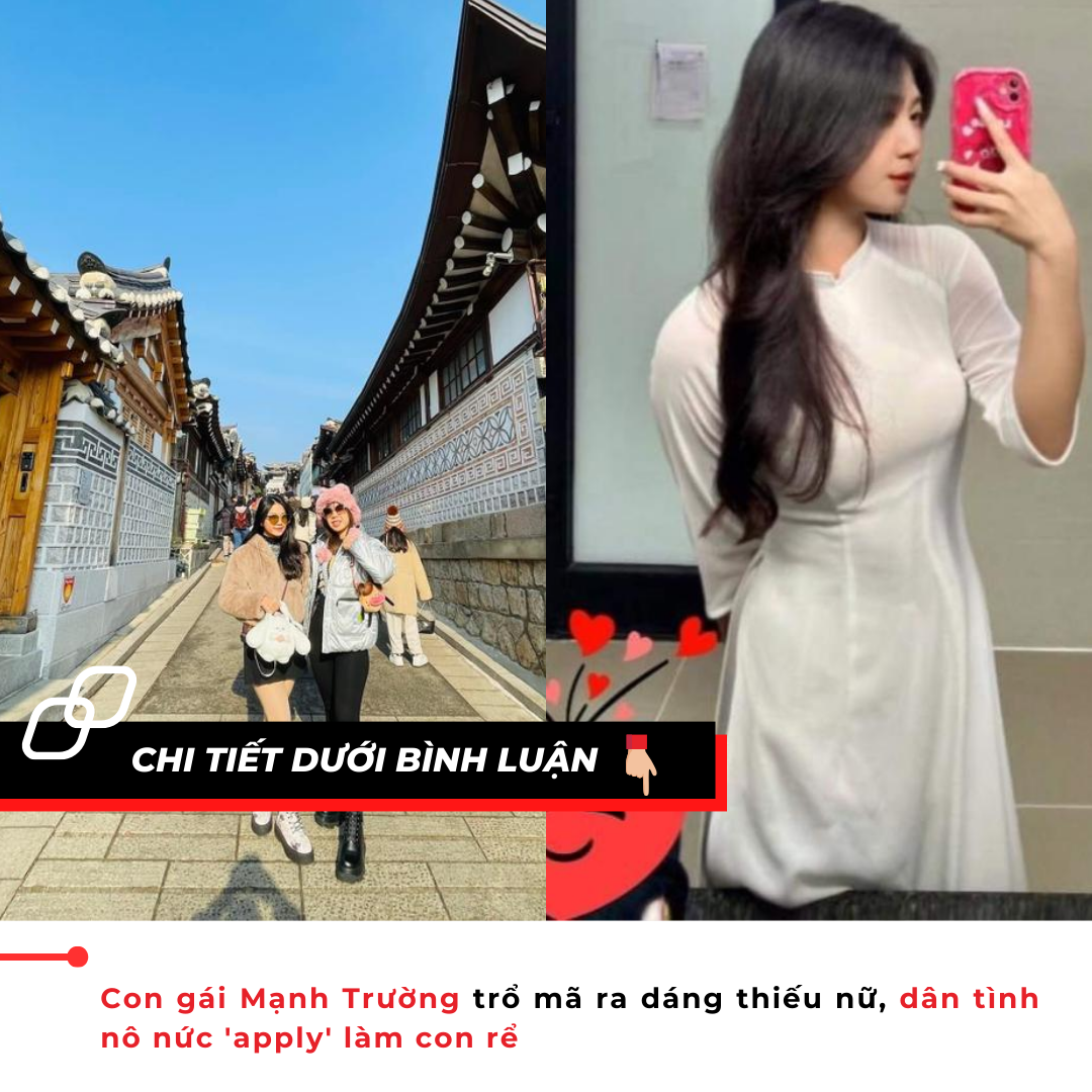 Con gái Mạnh Trường trổ mã ra dáng thiếu nữ, dân tình nô nức ‘apply’ làm con rể