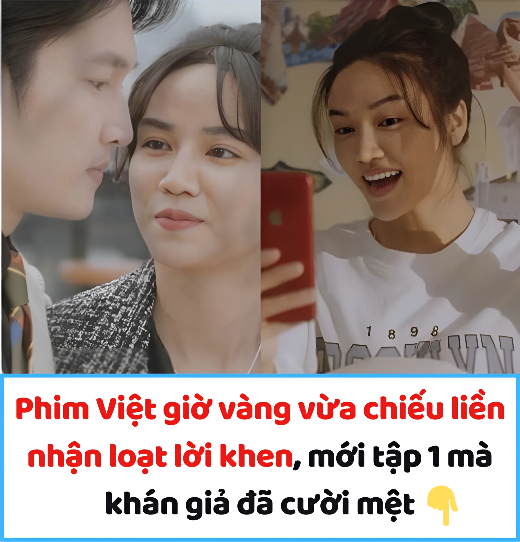 Phim Việt giờ vàng vừa chiếu liền nhận loạt lời khen, mới tập 1 mà khán giả đã cười mệt