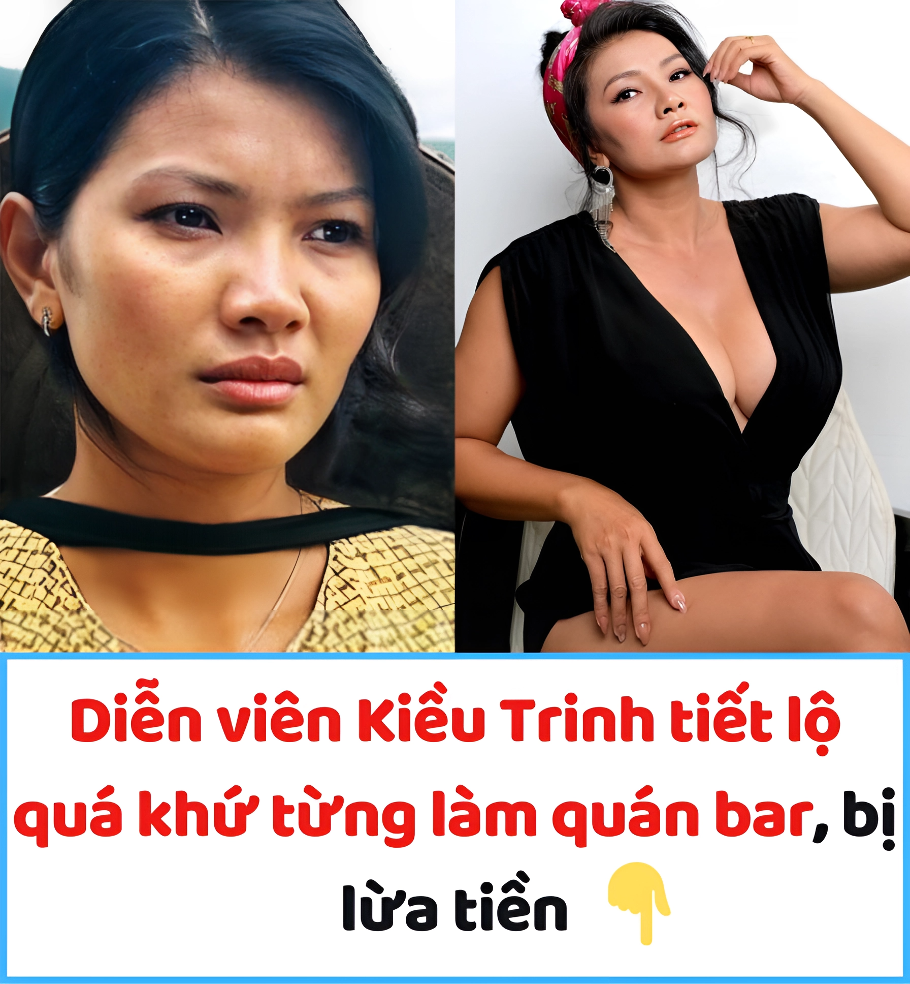 Diễn viên Kiều Trinh tiết lộ quá khứ từng làm quán bar, bị lừa tiền