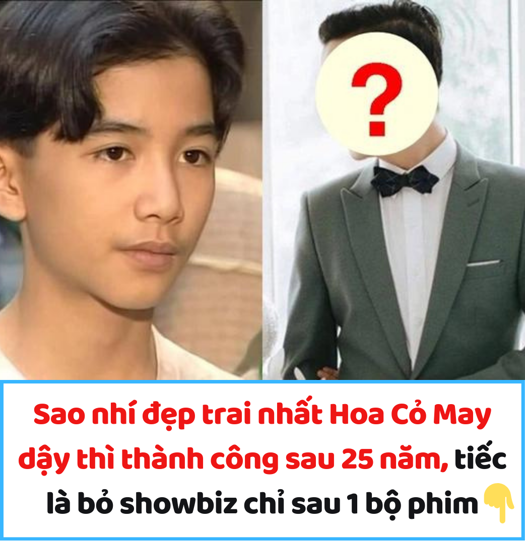 Sao nhí đẹp trai nhất Hoa Cỏ May dậy thì thành công sau 25 năm, tiếc là bỏ showbiz chỉ sau 1 bộ phim