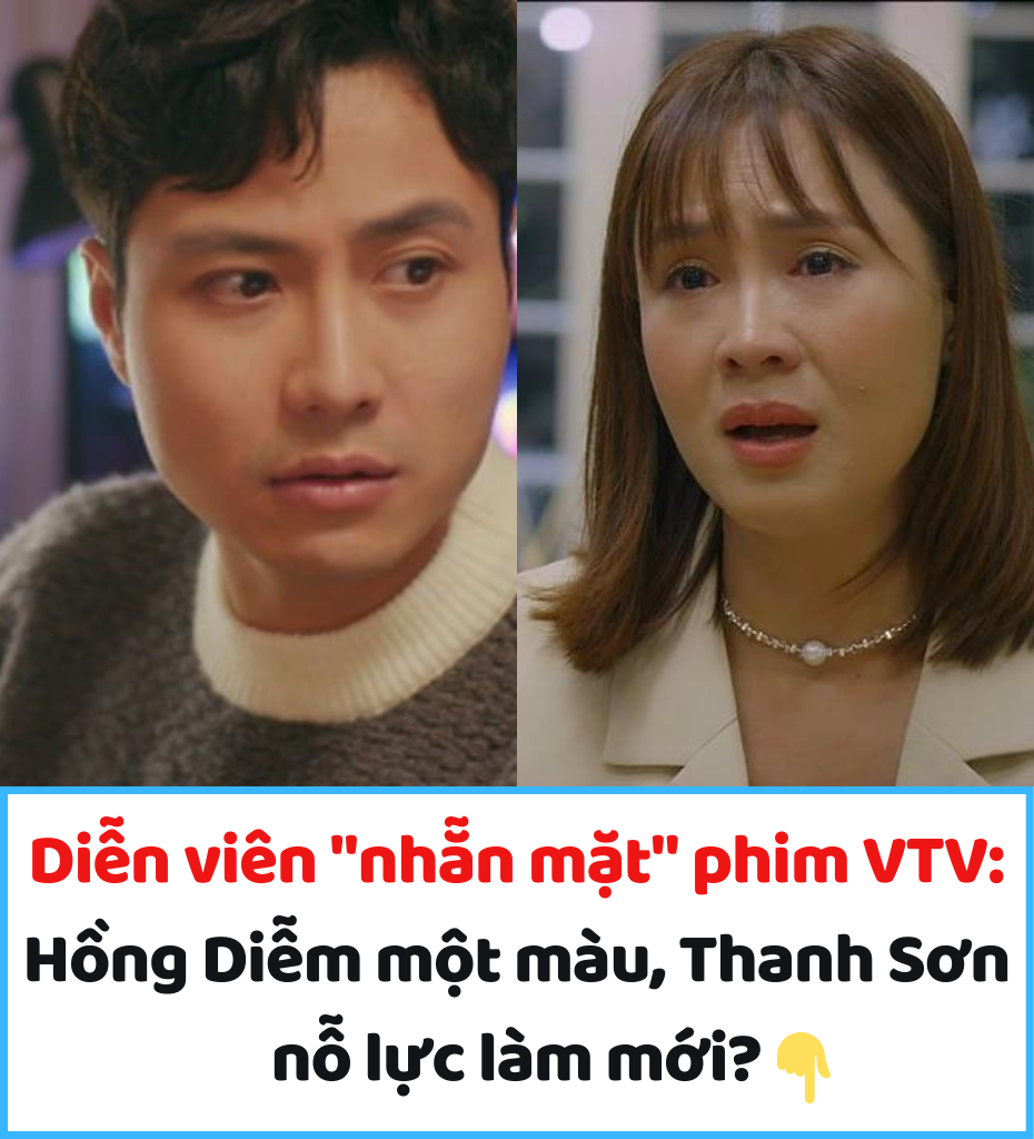 Diễn viên “nhẵn mặt” phim VTV: Hồng Diễm một màu, Thanh Sơn nỗ lực làm mới?