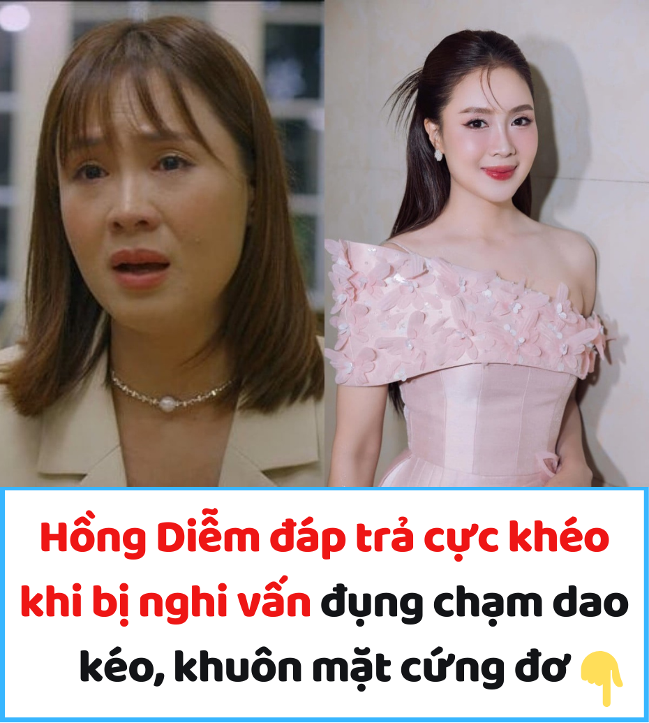 Hồng Diễm đáp trả cực khéo khi bị nghi vấn đụng chạm dao kéo, khuôn mặt cứng đơ