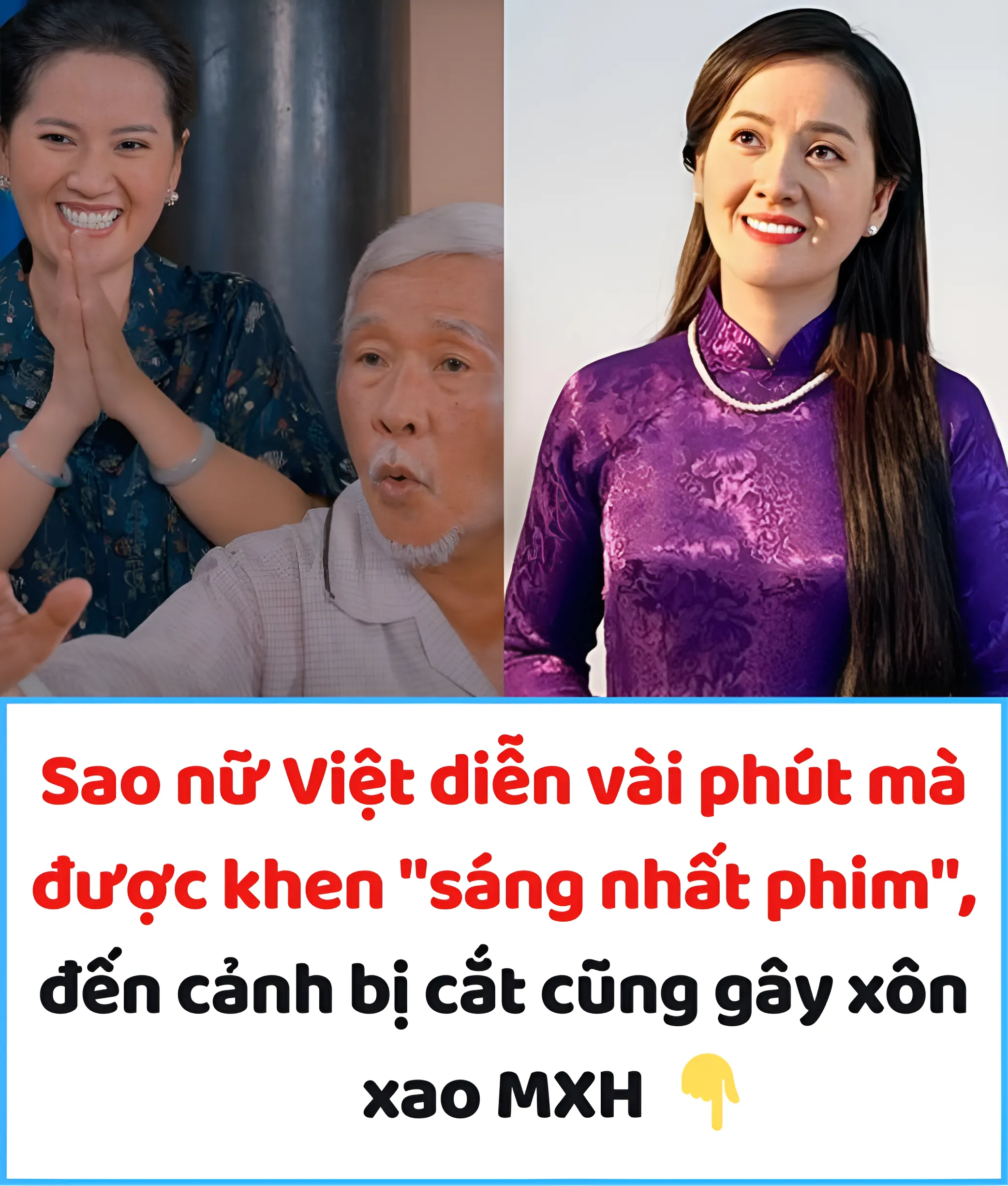 Sao nữ Việt diễn vài phút mà được khen “sáng nhất phim”, đến cảnh bị cắt cũng gây xôn xao MXH